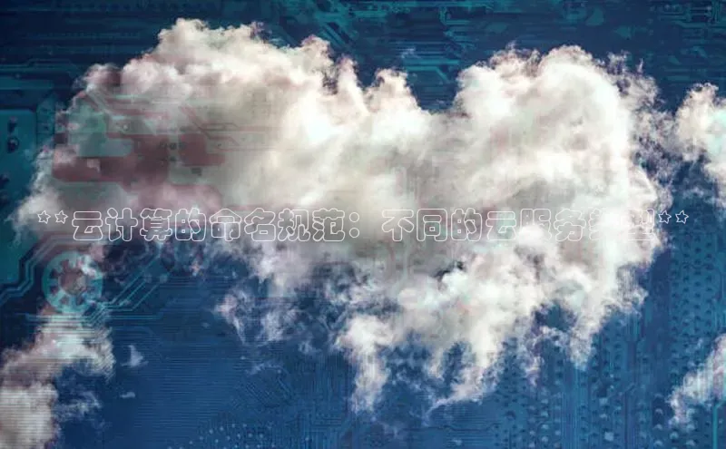 金年汇金字招牌信誉至上最新天键股份**云计算的命名规范：不同的云服务类型**