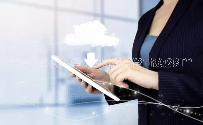 金年会电子游戏app官方百度人工翻译**最佳实践：华为云计算主管面试必知**
